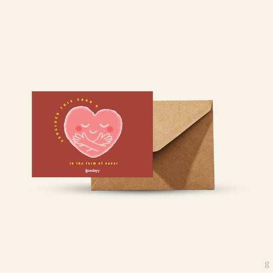 Here’s a Hug Greeting Card