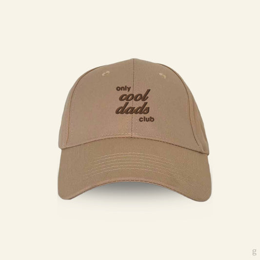 Only Cool Dads Club Embroidery Baseball Cap