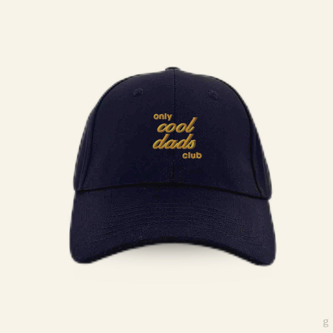 Only Cool Dads Club Embroidery Baseball Cap