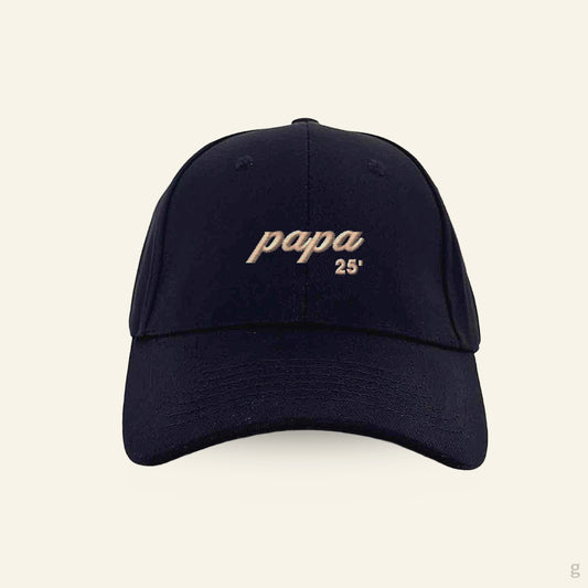 PAPA Personalized Year Embroidery Baseball Cap