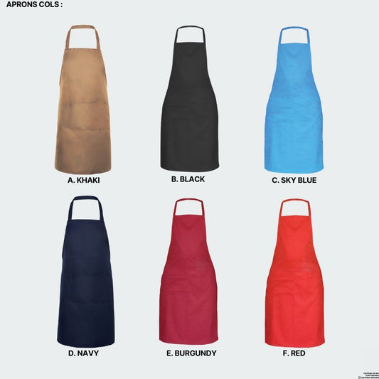 Embroidery Apron Colours