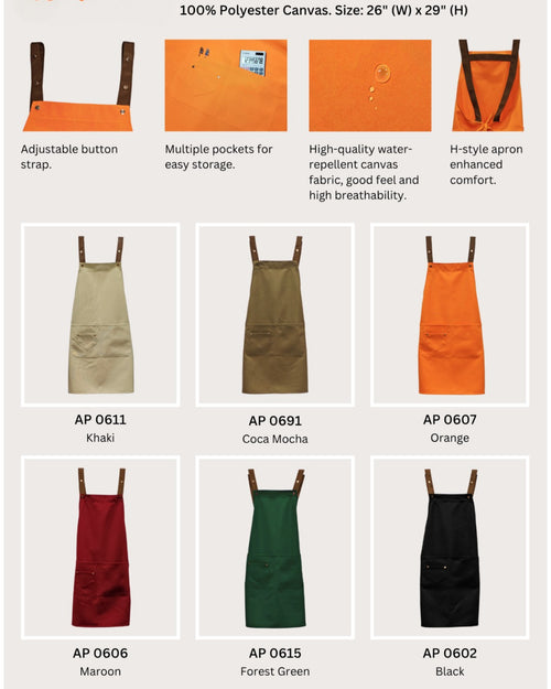 AP06 Polyester Canvas Apron