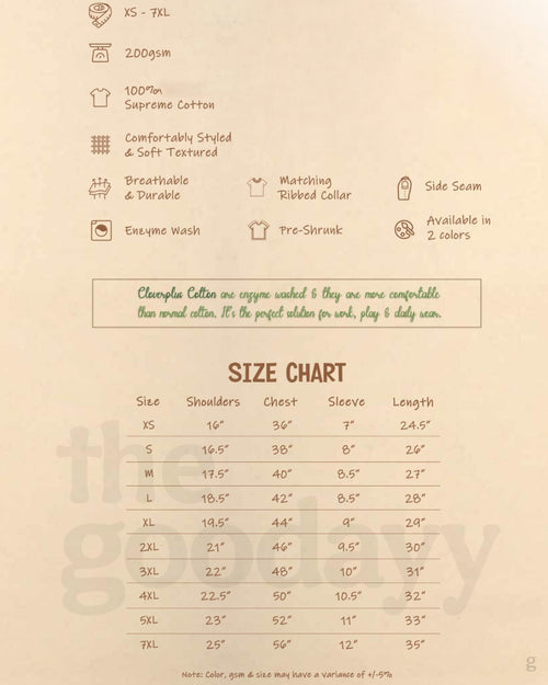 BCRG01 Cotton Short Sleeve T-shirt