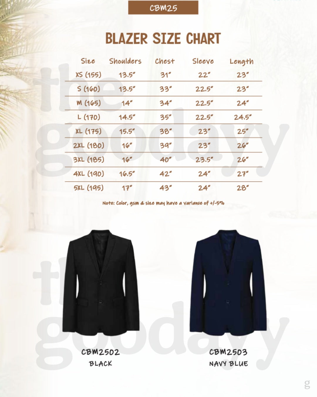 CBM25 2 Button Fitted Blazer (Female Cutting)