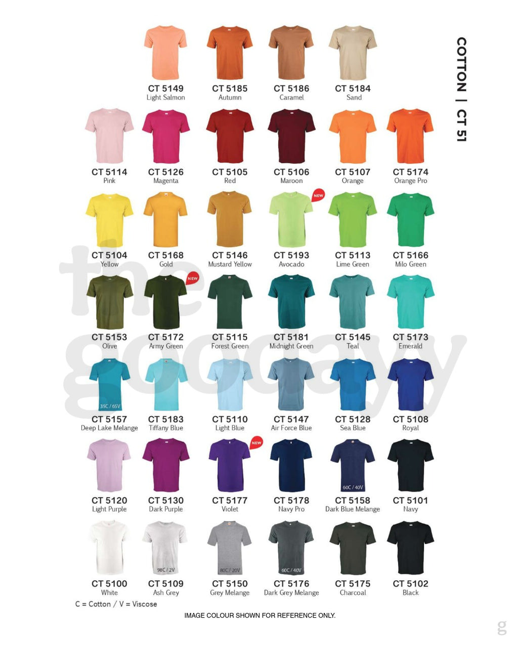 CT51 Cotton Short Sleeve T-shirt