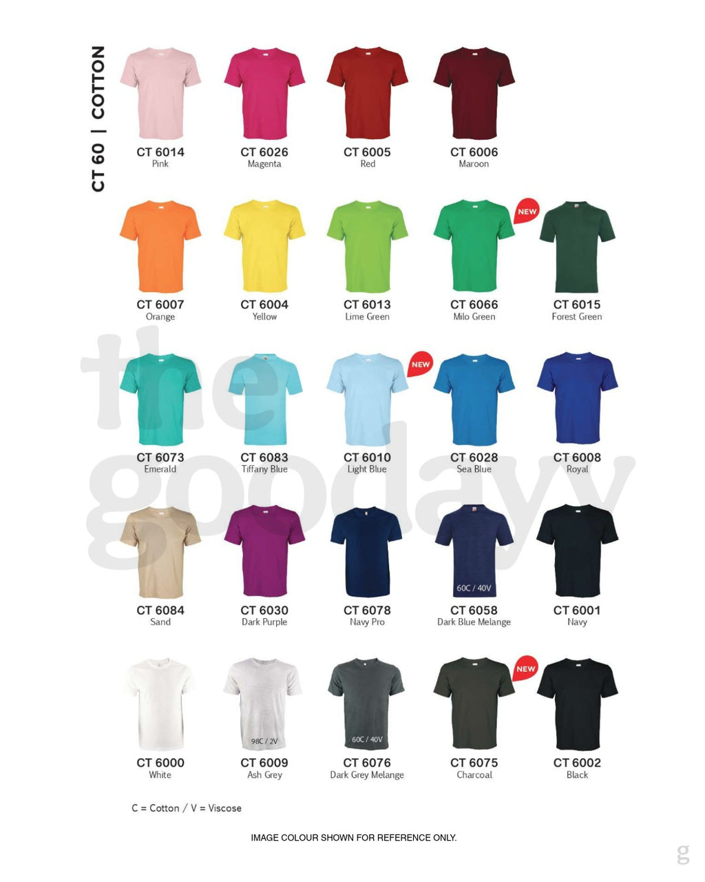 CT60 Cotton Short Sleeve T-shirt