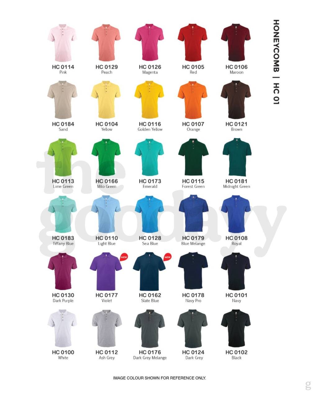 HC01 Honeycomb CVC Short Sleeve Polo