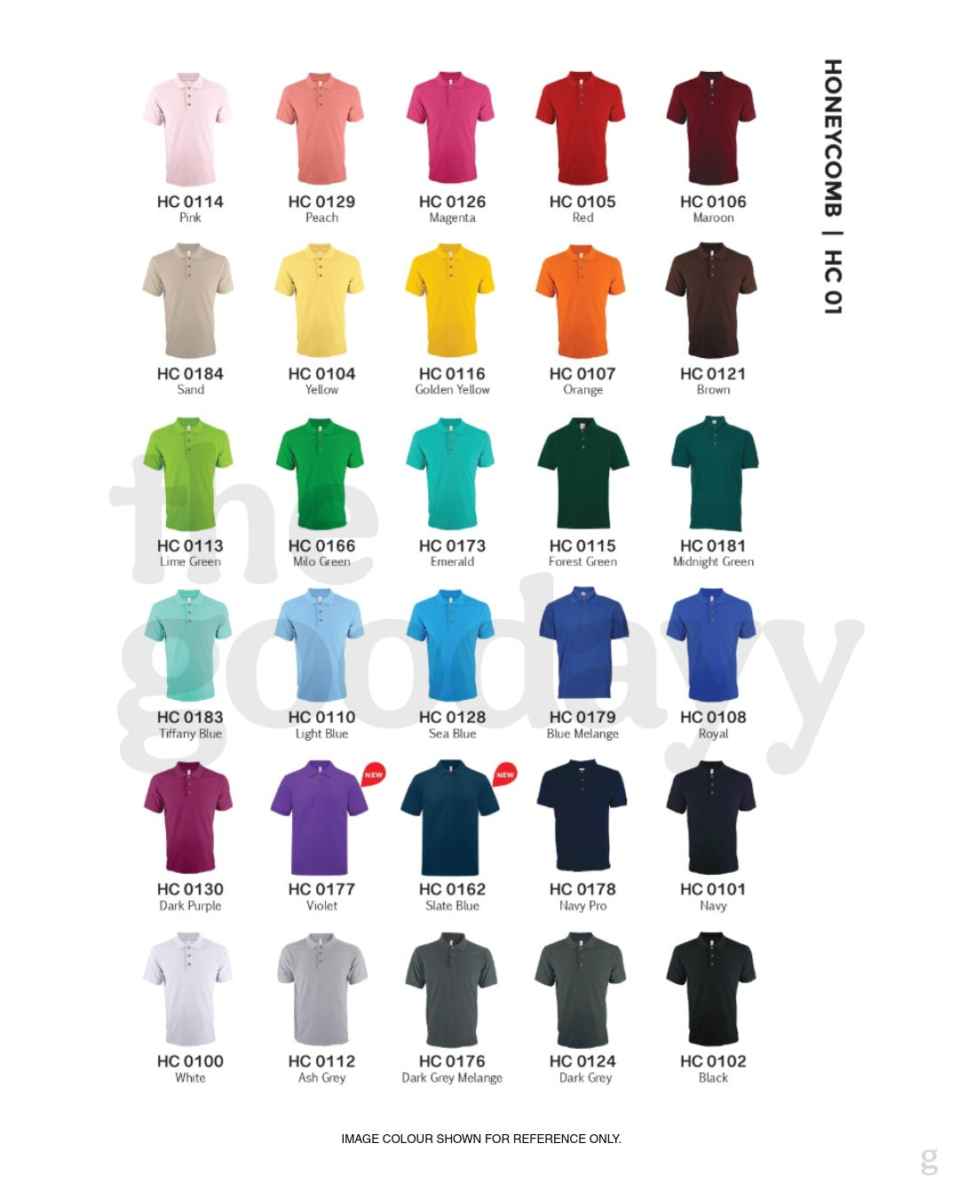 HC01 Honeycomb CVC Short Sleeve Polo