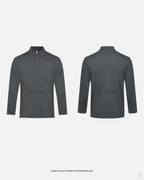 HC09 Honeycomb CVC Long Sleeve Polo