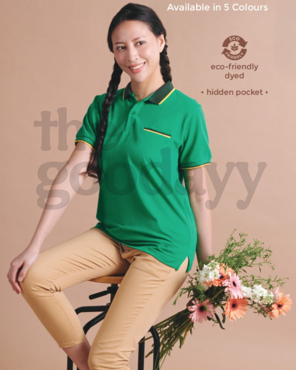 HC15 Honeycomb CVC Short Sleeve Tipped Collar & Cuff Polo