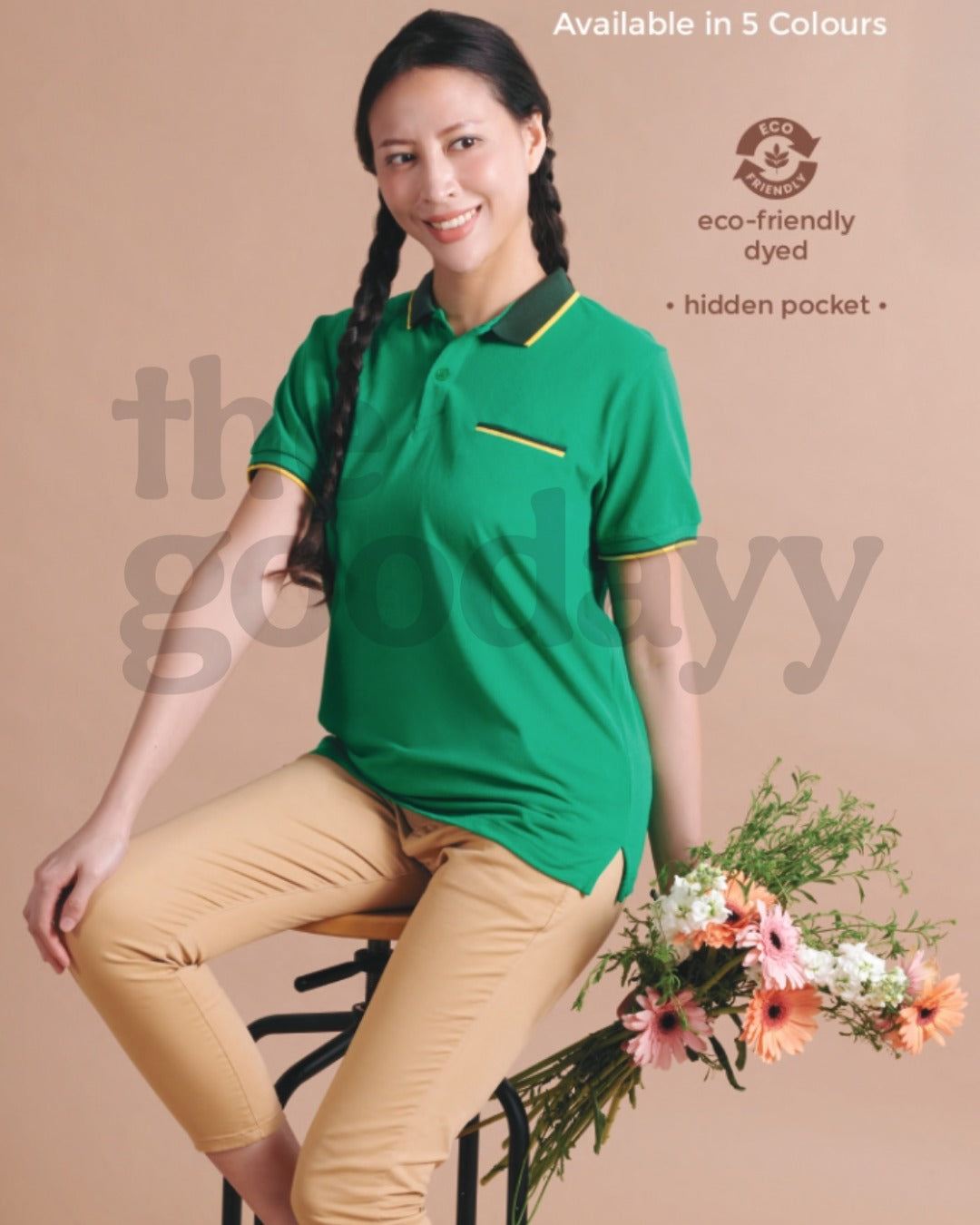 HC15 Honeycomb CVC Short Sleeve Tipped Collar & Cuff Polo