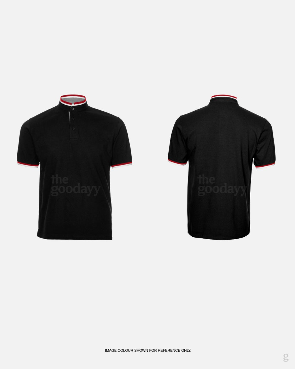 HC23 Honeycomb CVC Short Sleeve Mandarin Collar Polo