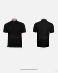 HC23 Honeycomb CVC Short Sleeve Mandarin Collar Polo