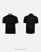 HC23 Honeycomb CVC Short Sleeve Mandarin Collar Polo