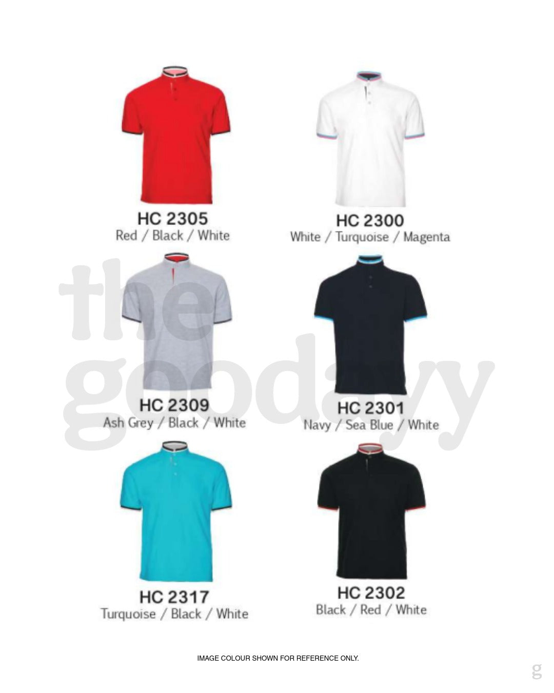 HC23 Honeycomb CVC Short Sleeve Mandarin Collar Polo