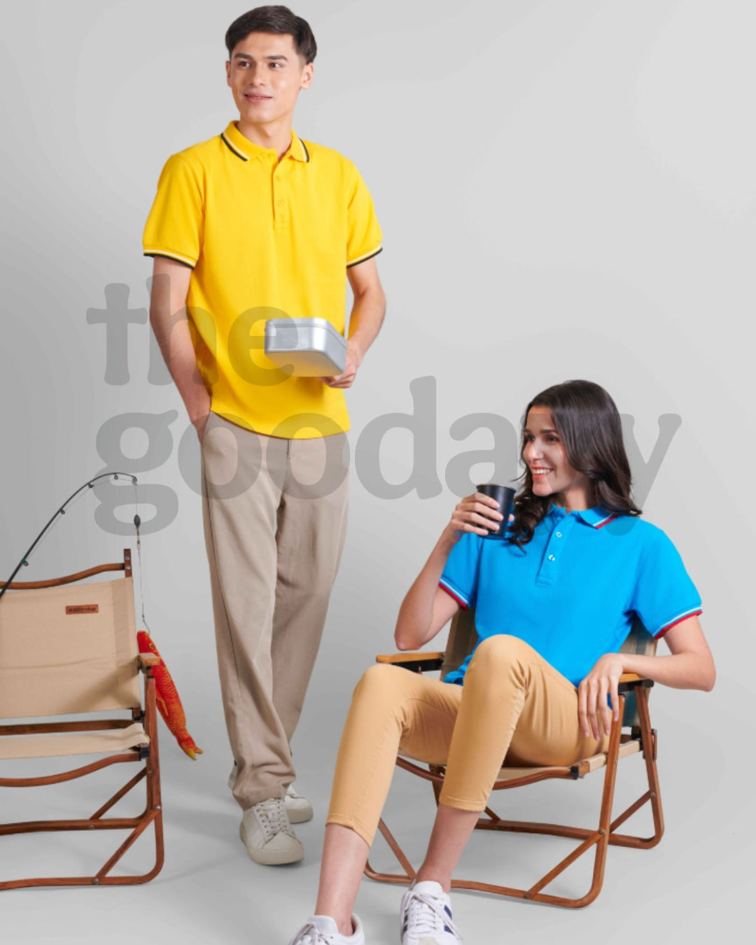 HC24 Honeycomb CVC Short Sleeve Tipped Collar & Cuff Polo