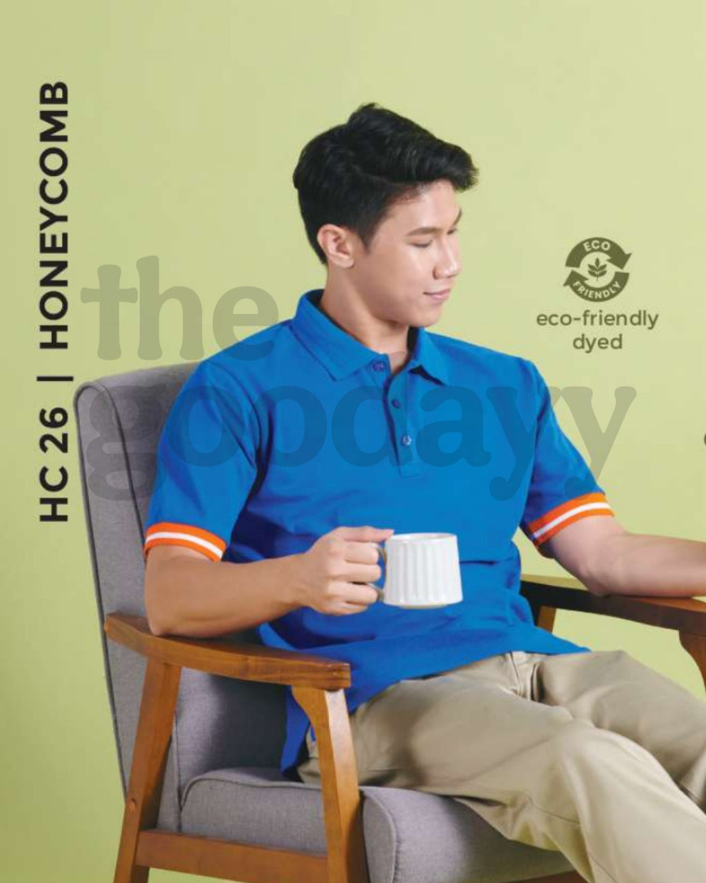 HC26 Honeycomb CVC Short Sleeve Polo