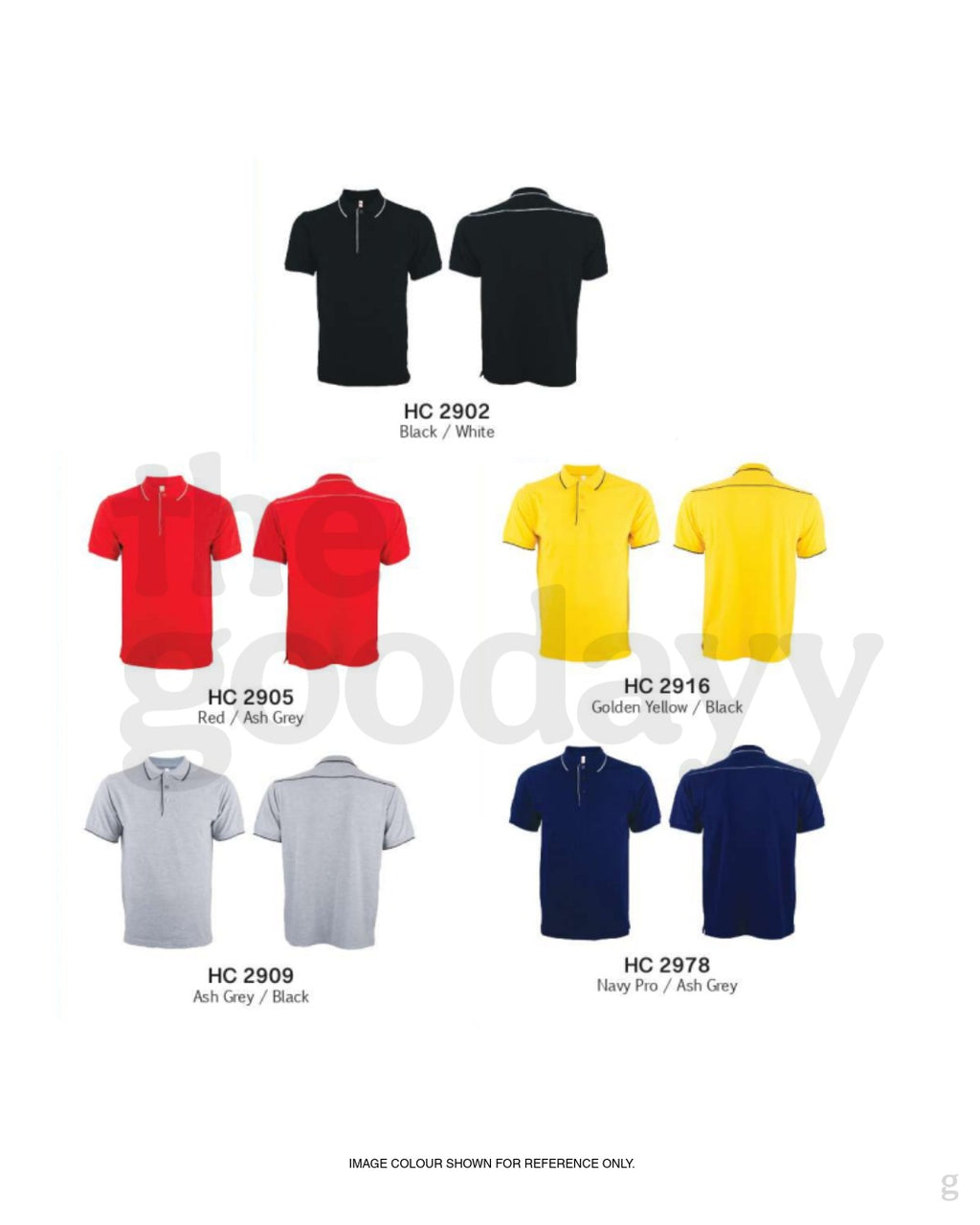 HC29 Honeycomb CVC Short Sleeve Tipped Collar & Cuff Polo