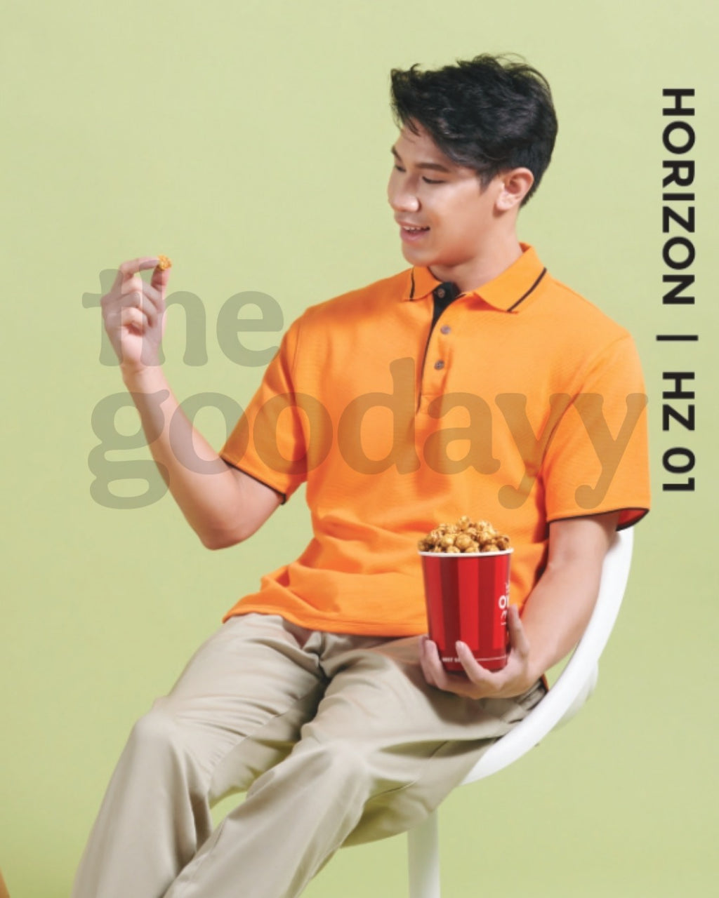 HZ01 Horizon CVC Short Sleeve Tipped Collar Polo