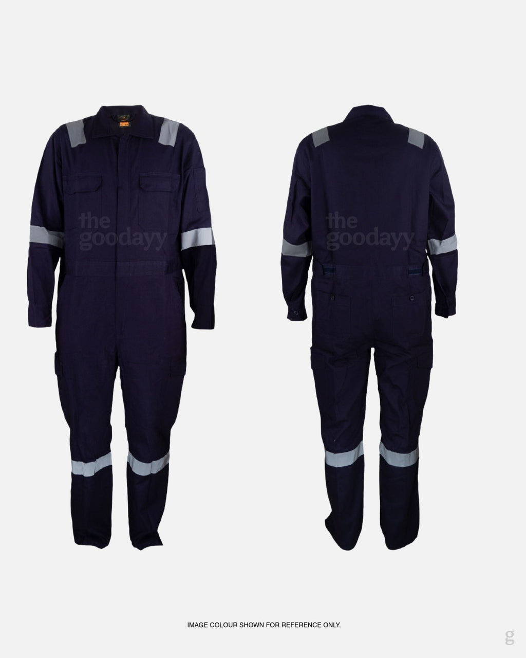 OV02 Cotton Coverall with Reflective Tape