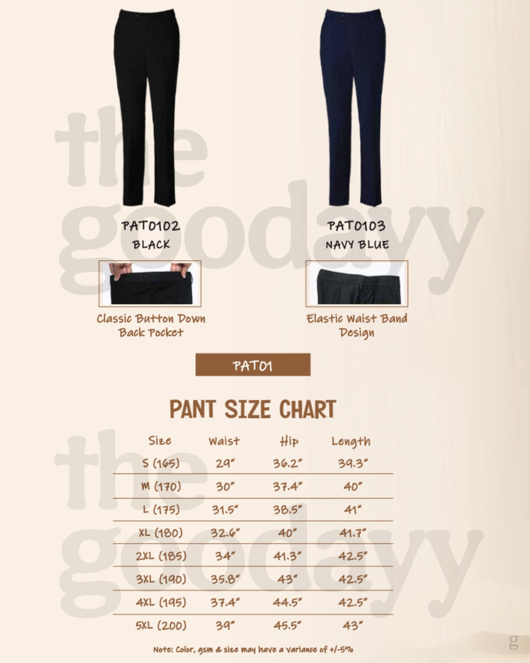 PAT01 Corporate Pants