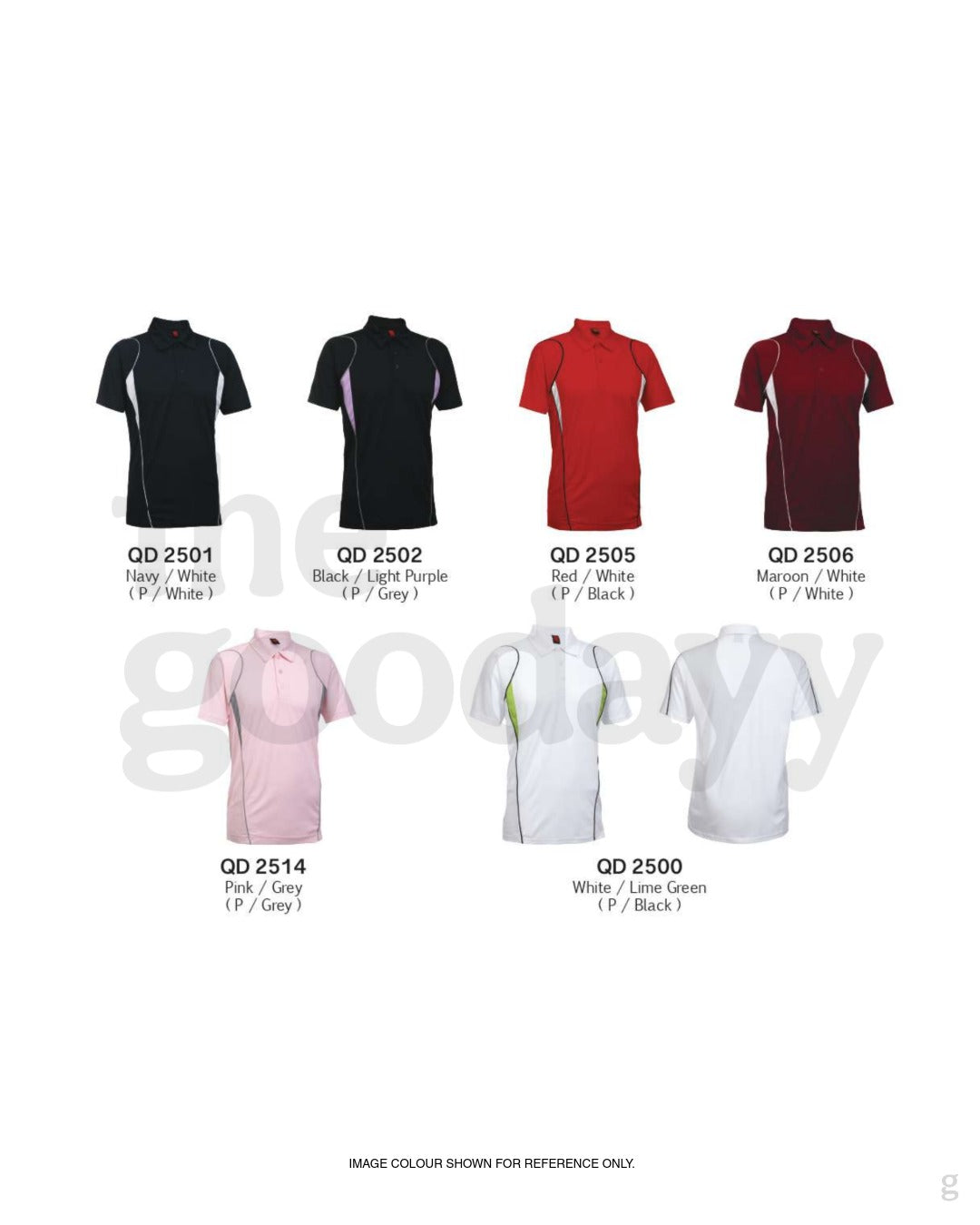 QD25 Quick Dry CVC Short Sleeve Cut & Sew Polo