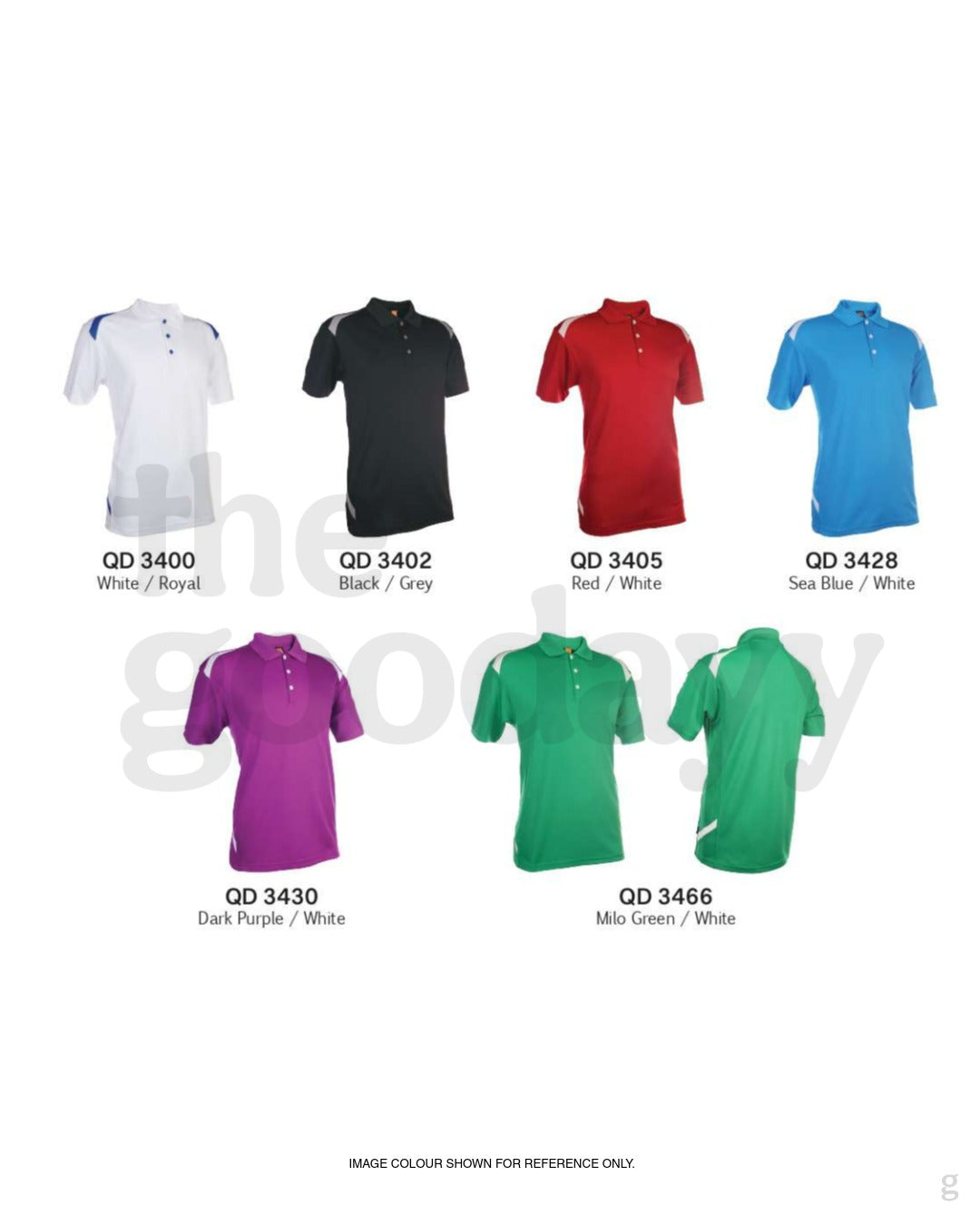 QD34 Quick Dry CVC Short Sleeve Polo