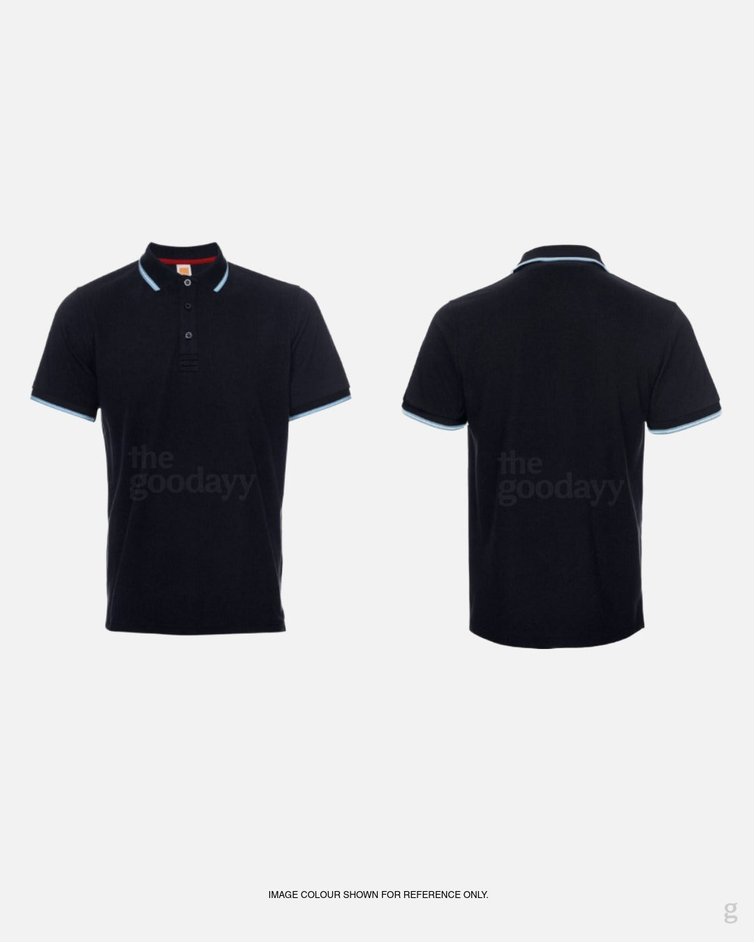 QD53 Quick Dry CVC Short Sleeve Tipped Collar & Cuff Polo
