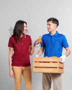 QD53 Quick Dry CVC Short Sleeve Tipped Collar & Cuff Polo