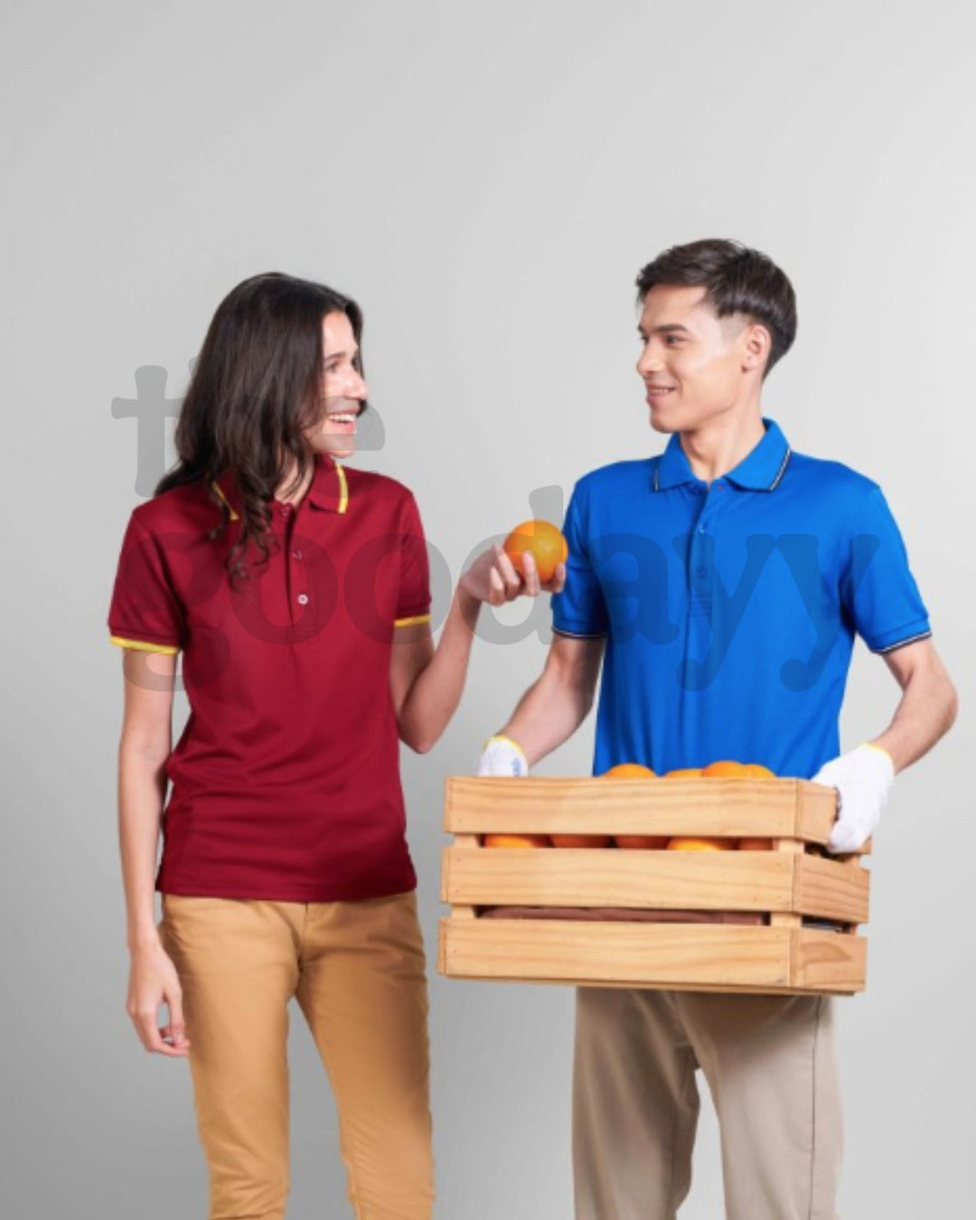QD53 Quick Dry CVC Short Sleeve Tipped Collar & Cuff Polo