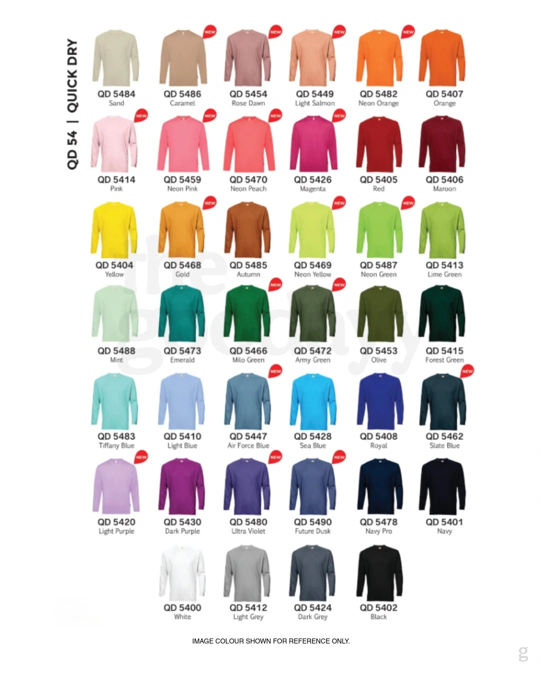 QD54 Quick Dry Long Sleeve T-shirt