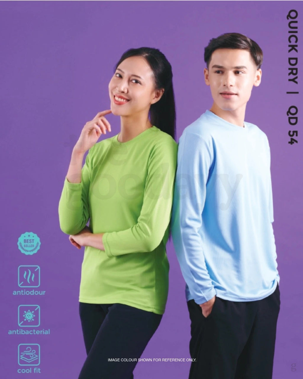 QD54 Quick Dry Long Sleeve T-shirt