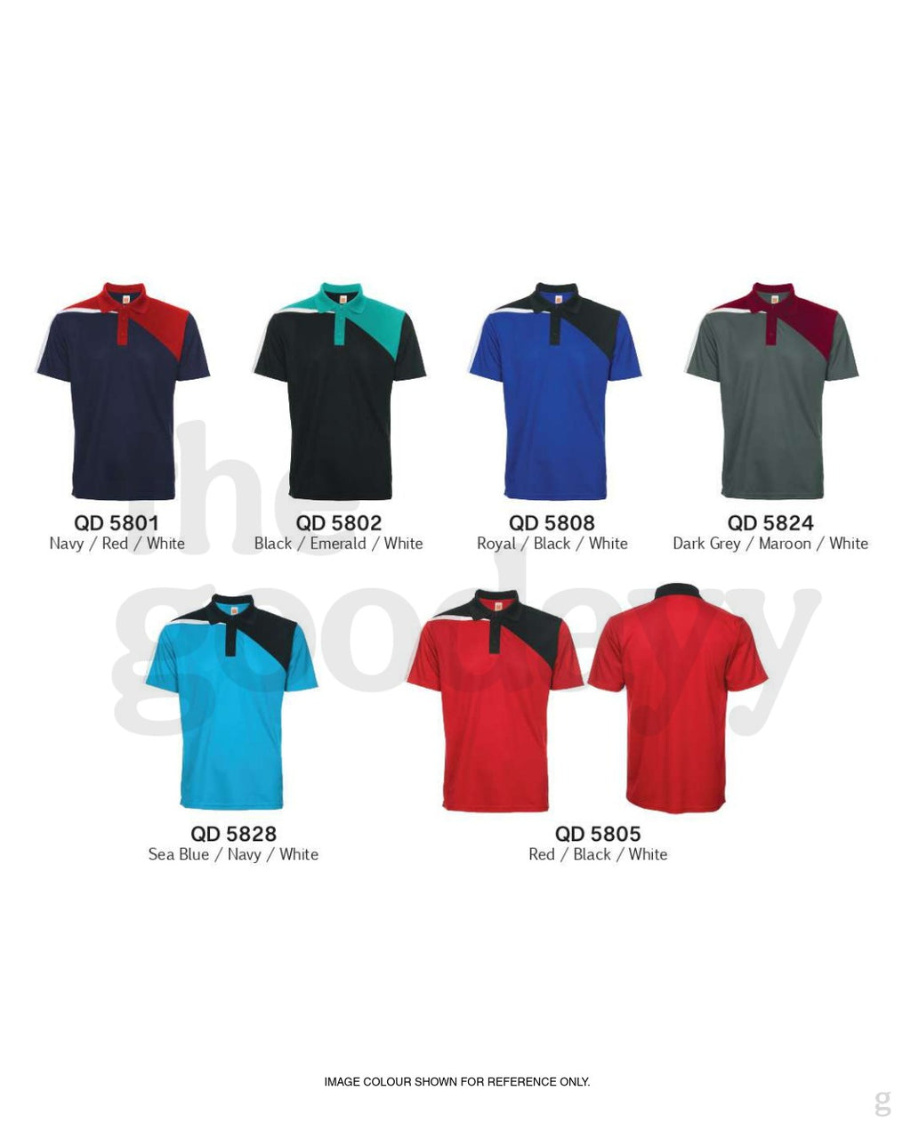 QD58 Quick Dry Short Sleeve Cut & Sew Polo