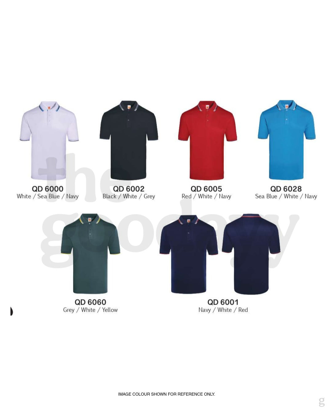 QD60 Quick Dry Short Sleeve Tipped Collar & Cuff Polo