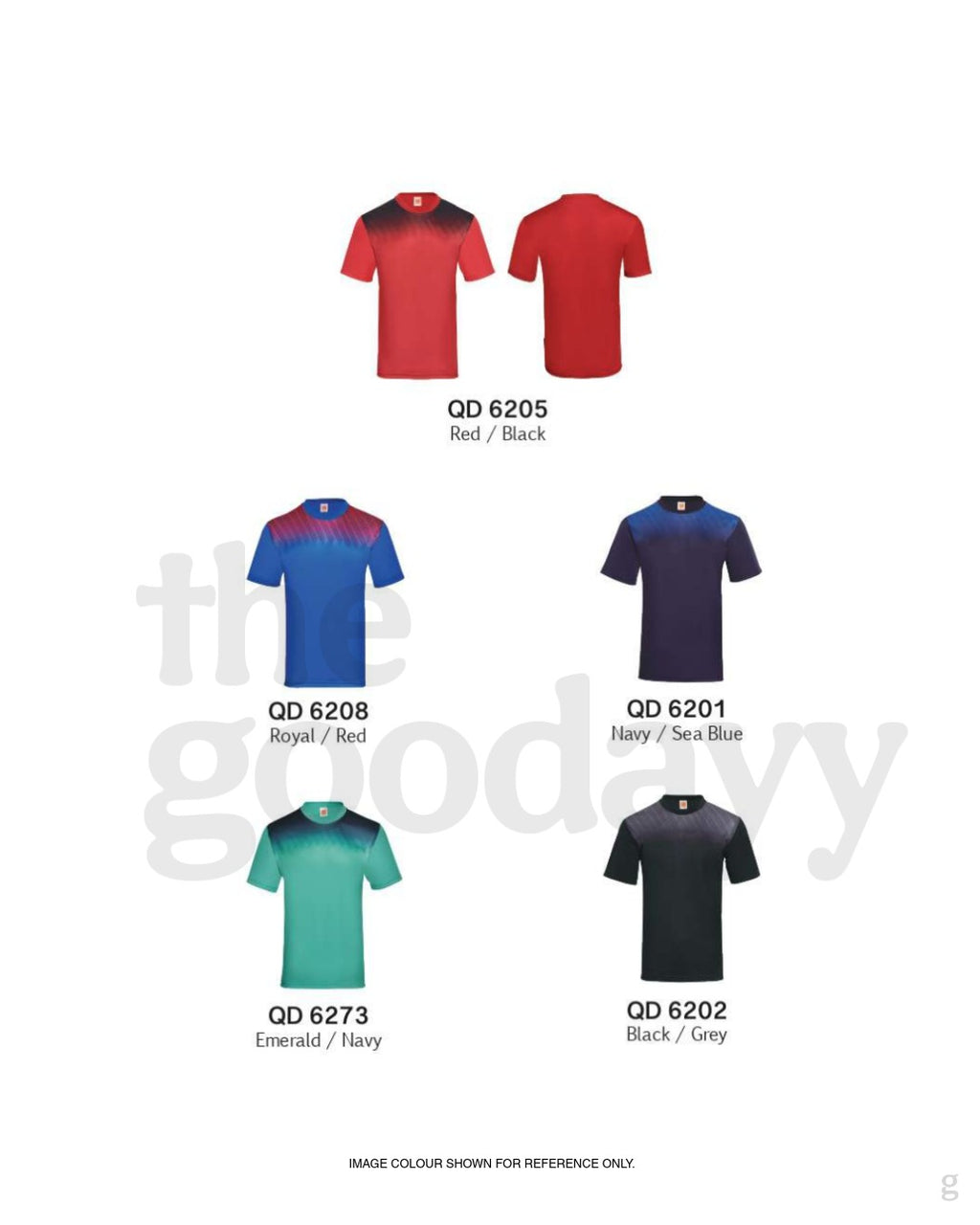 QD62 Quick Dry Short Sleeve Sublimation T-shirt
