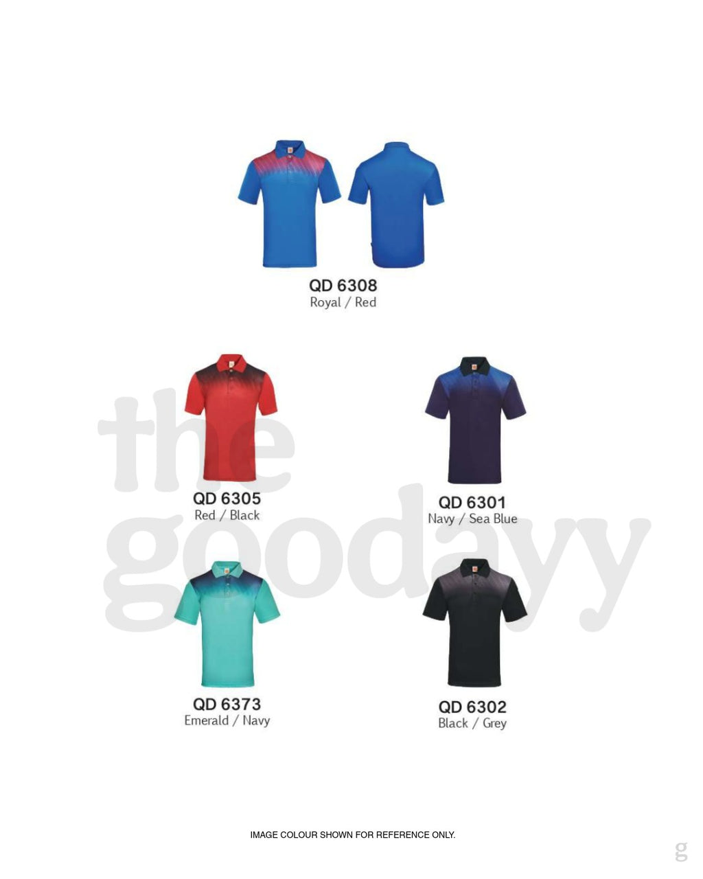 QD63 Quick Dry Short Sleeve Sublimation Polo