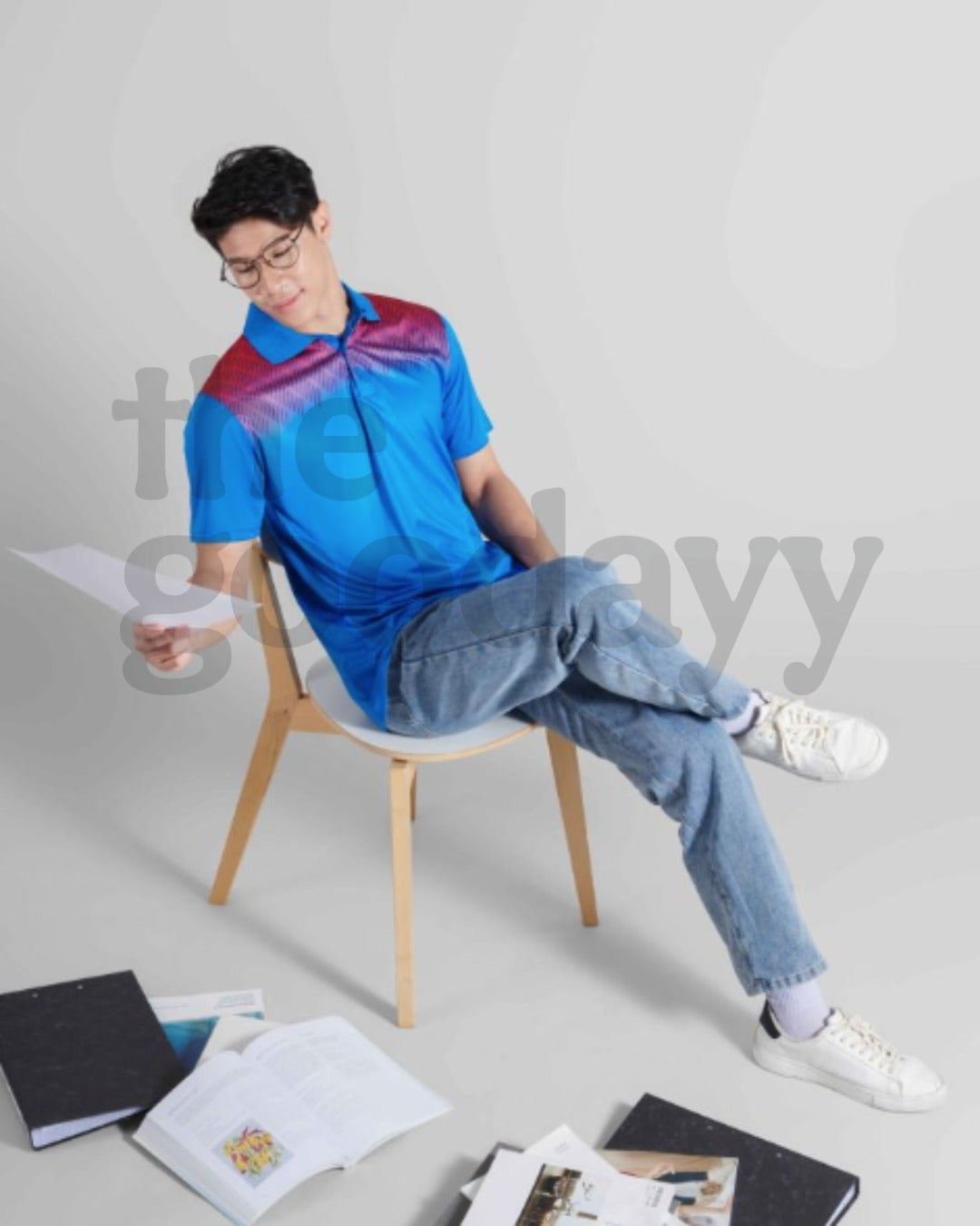 QD63 Quick Dry Short Sleeve Sublimation Polo