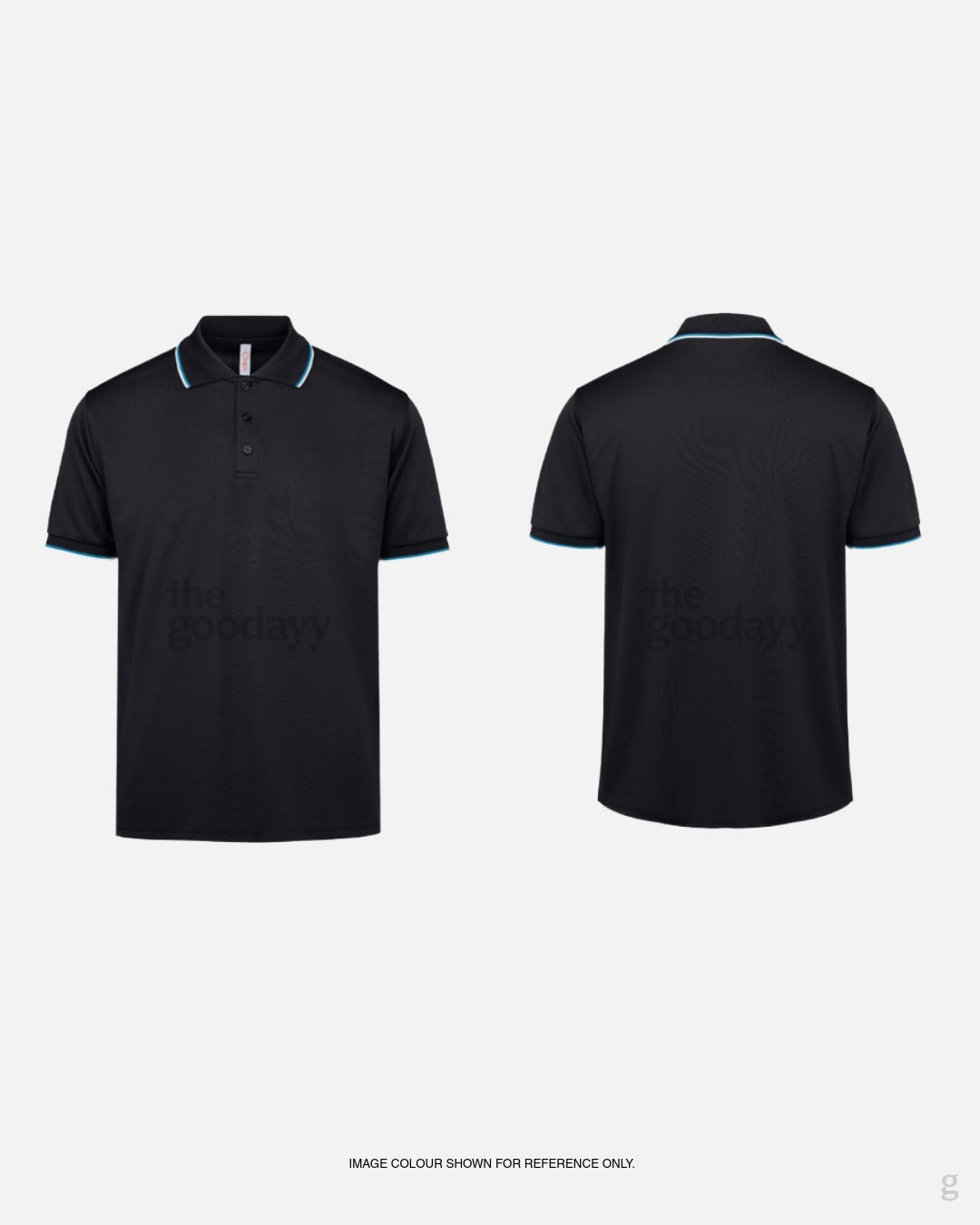 QD65 Quick Dry Short Sleeve Tipped Collar & Cuff Polo