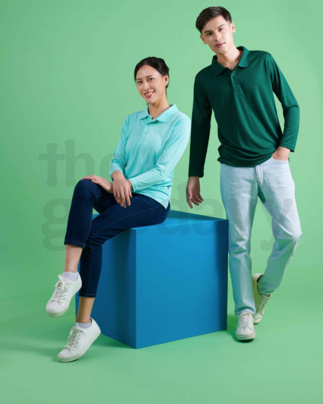 QD67 Quick Dry Long Sleeve Polo