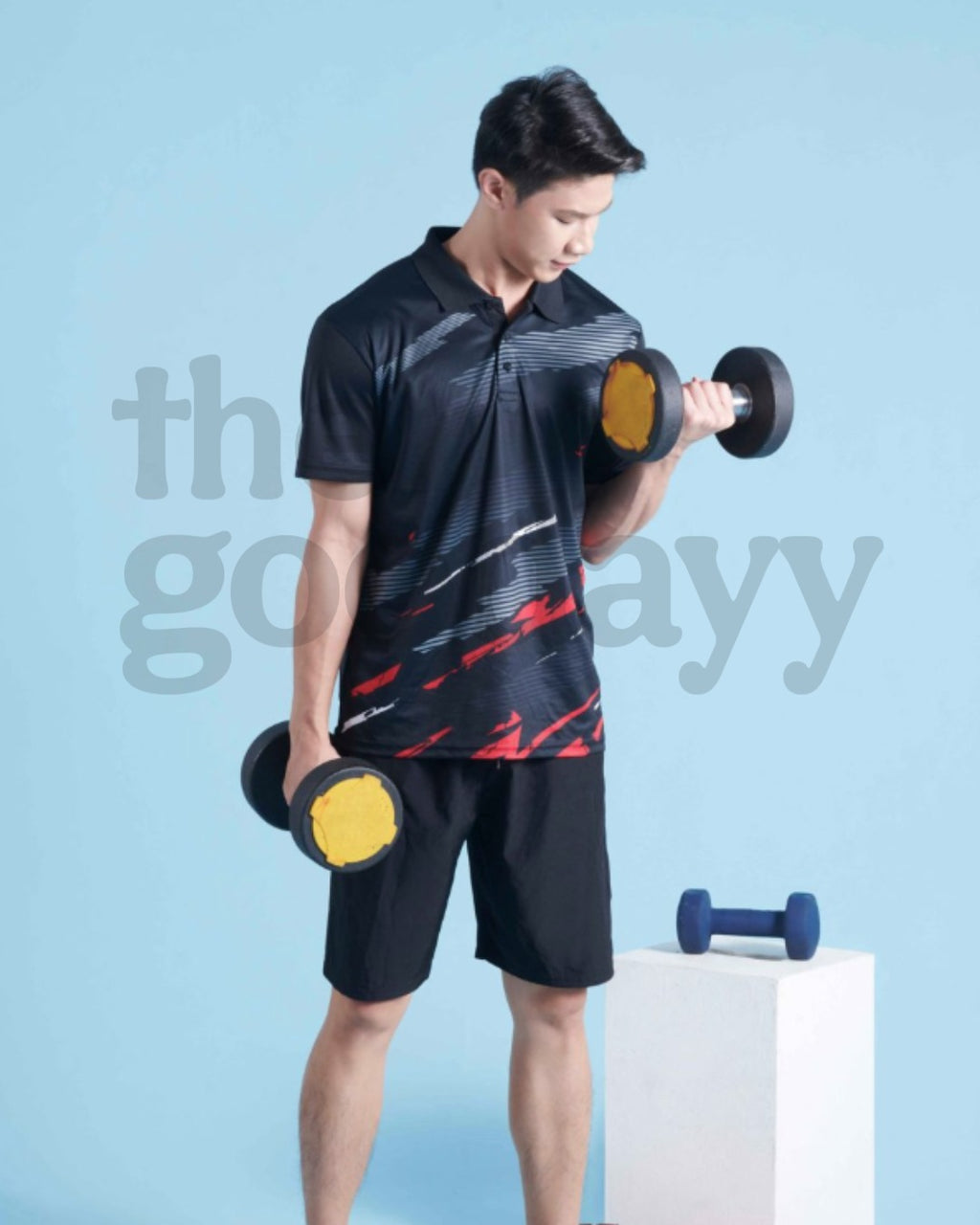 QD76 Quick Dry Short Sleeve Sublimation Polo