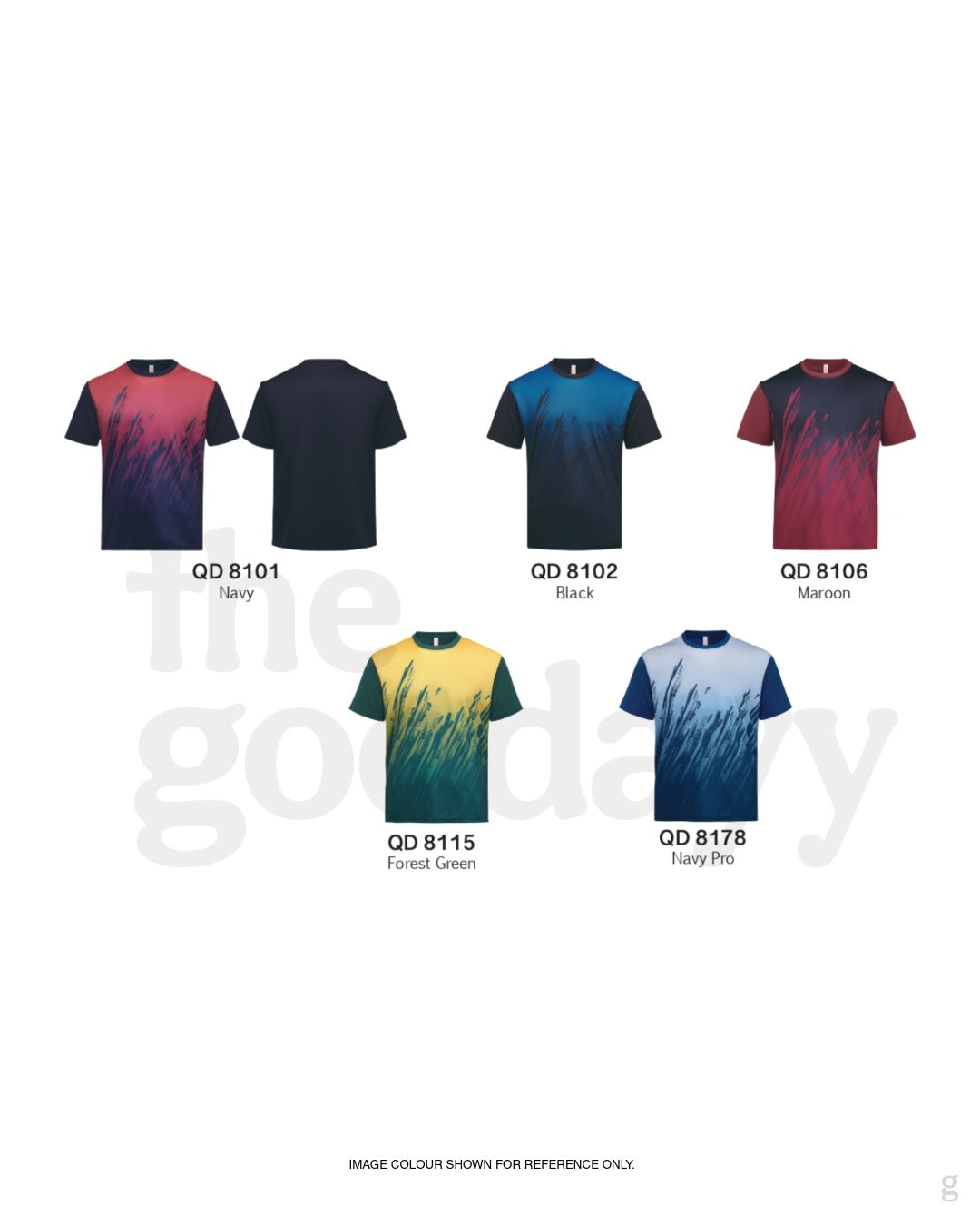 QD81 Quick Dry Short Sleeve Sublimation T-shirt
