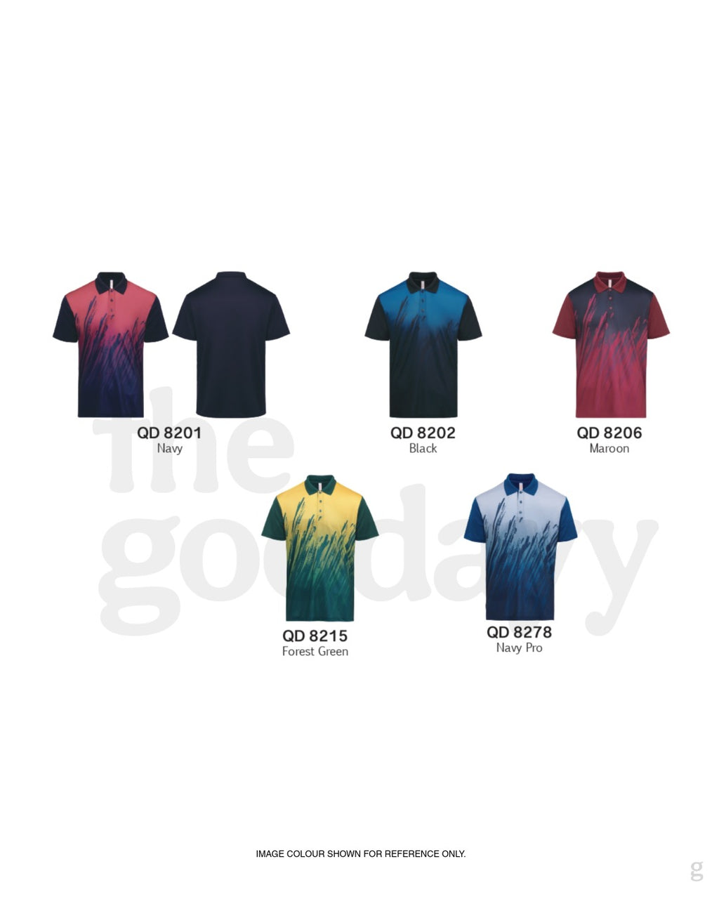 QD82 Quick Dry Short Sleeve Sublimation Polo