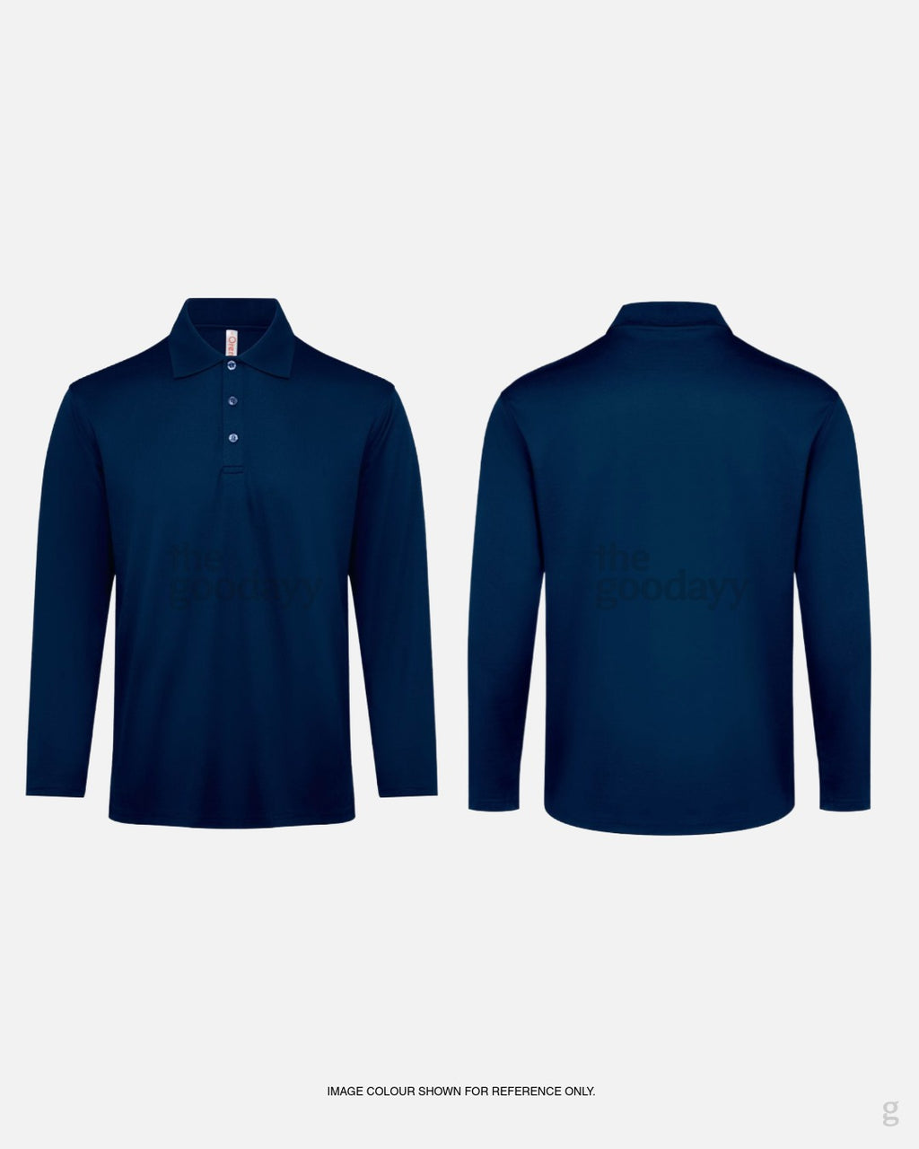 QD84 Quick Dry CVC Long Sleeve Polo