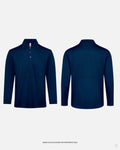 QD84 Quick Dry CVC Long Sleeve Polo