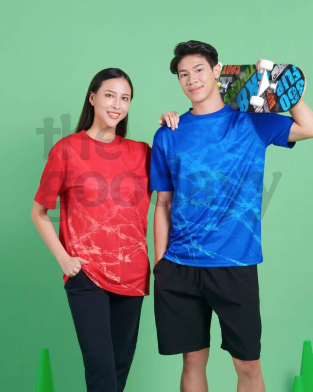 QD85 Quick Dry Short Sleeve Sublimation T-shirt