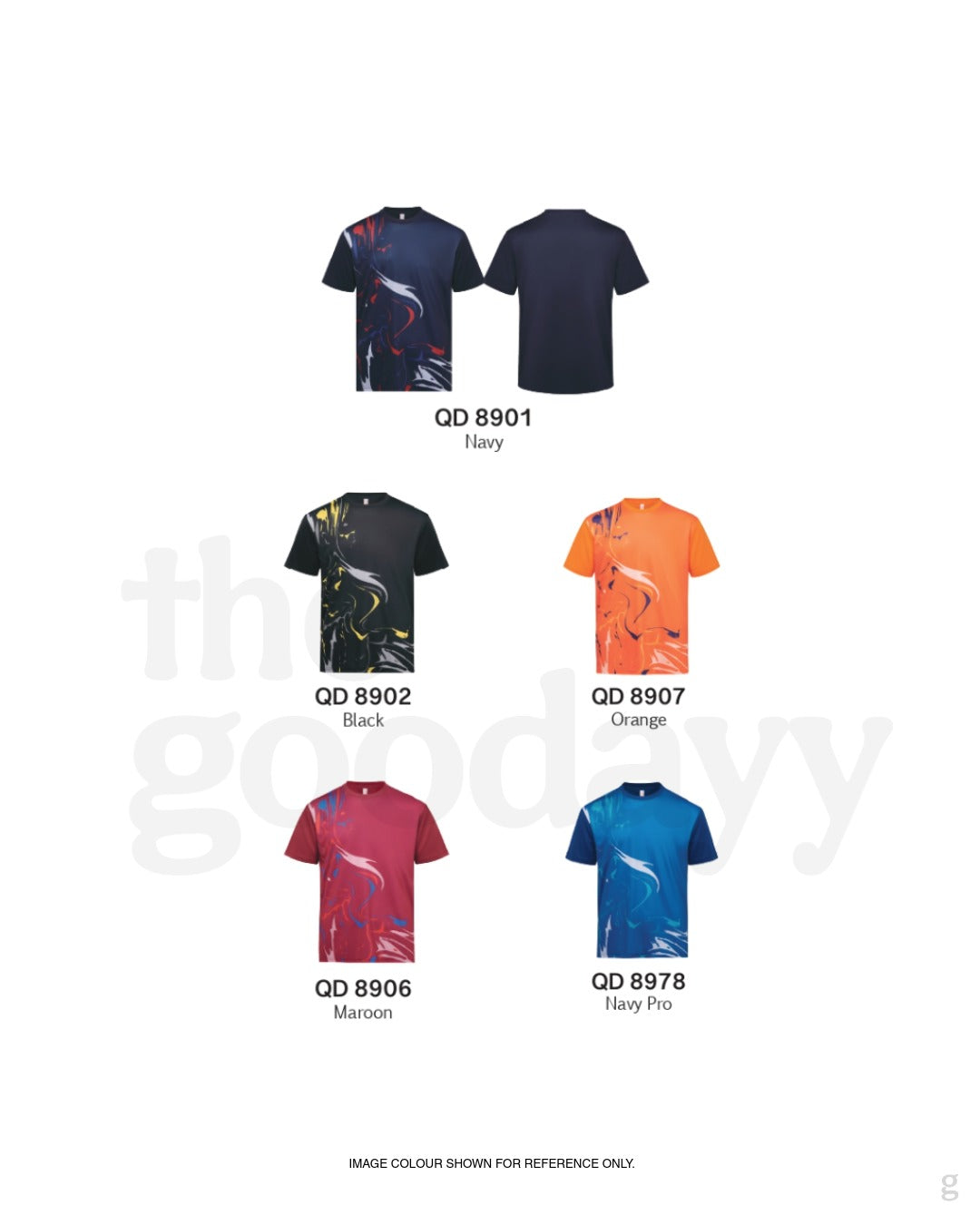 QD89 Quick Dry Short Sleeve Sublimation T-shirt