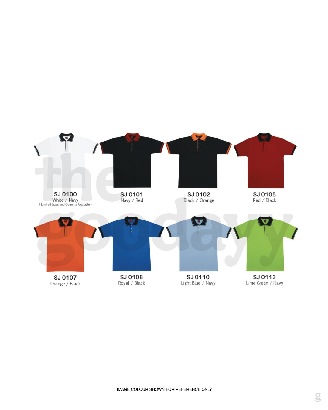 SJ01 TC Short Sleeve Tipped Collar & Cuff Polo