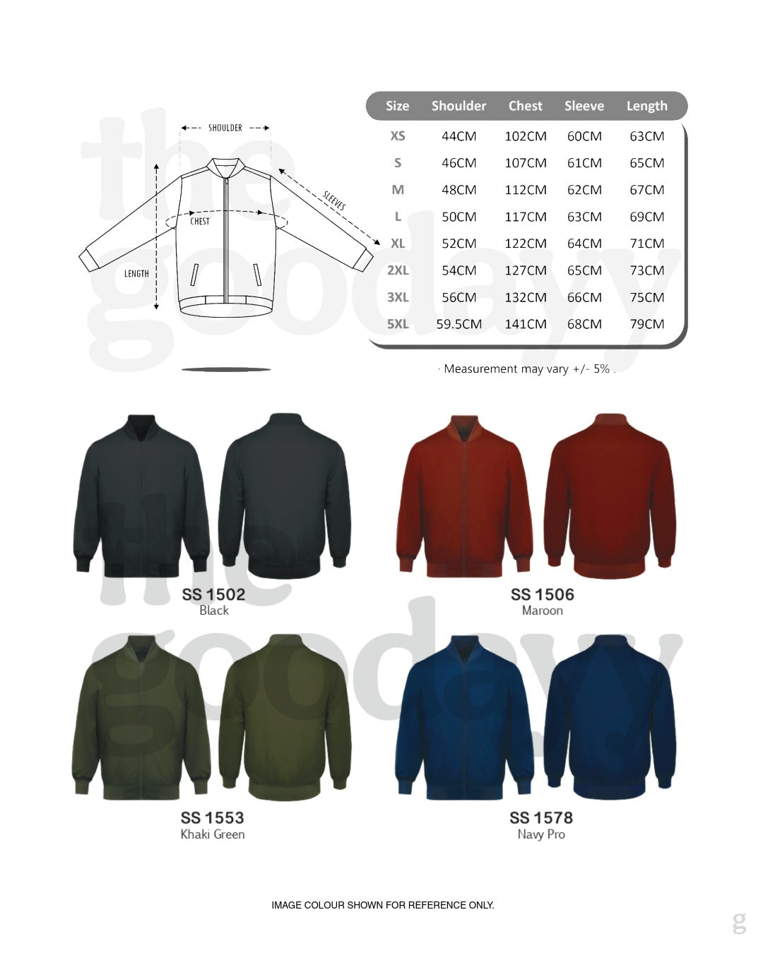 SS15 Full-Zip Bomber Jacket