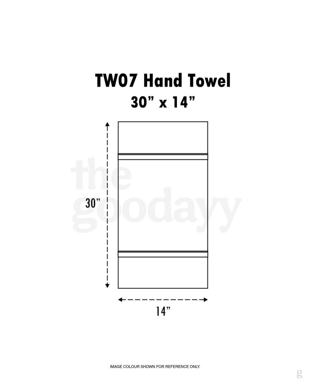TW07 Cotton Hand Towel 14″x30″
