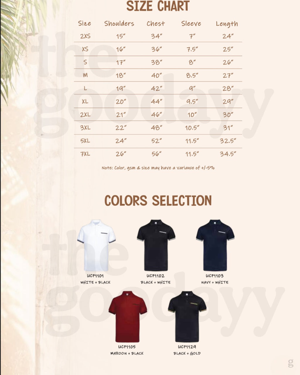 UCP11 CVC Short Sleeve Minimalist Polo